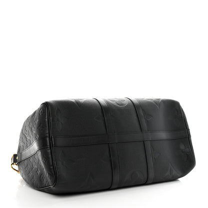 Louis Vuitton Empreinte Monogram Giant Keepall Bandouliere 45 Black 3 of 8