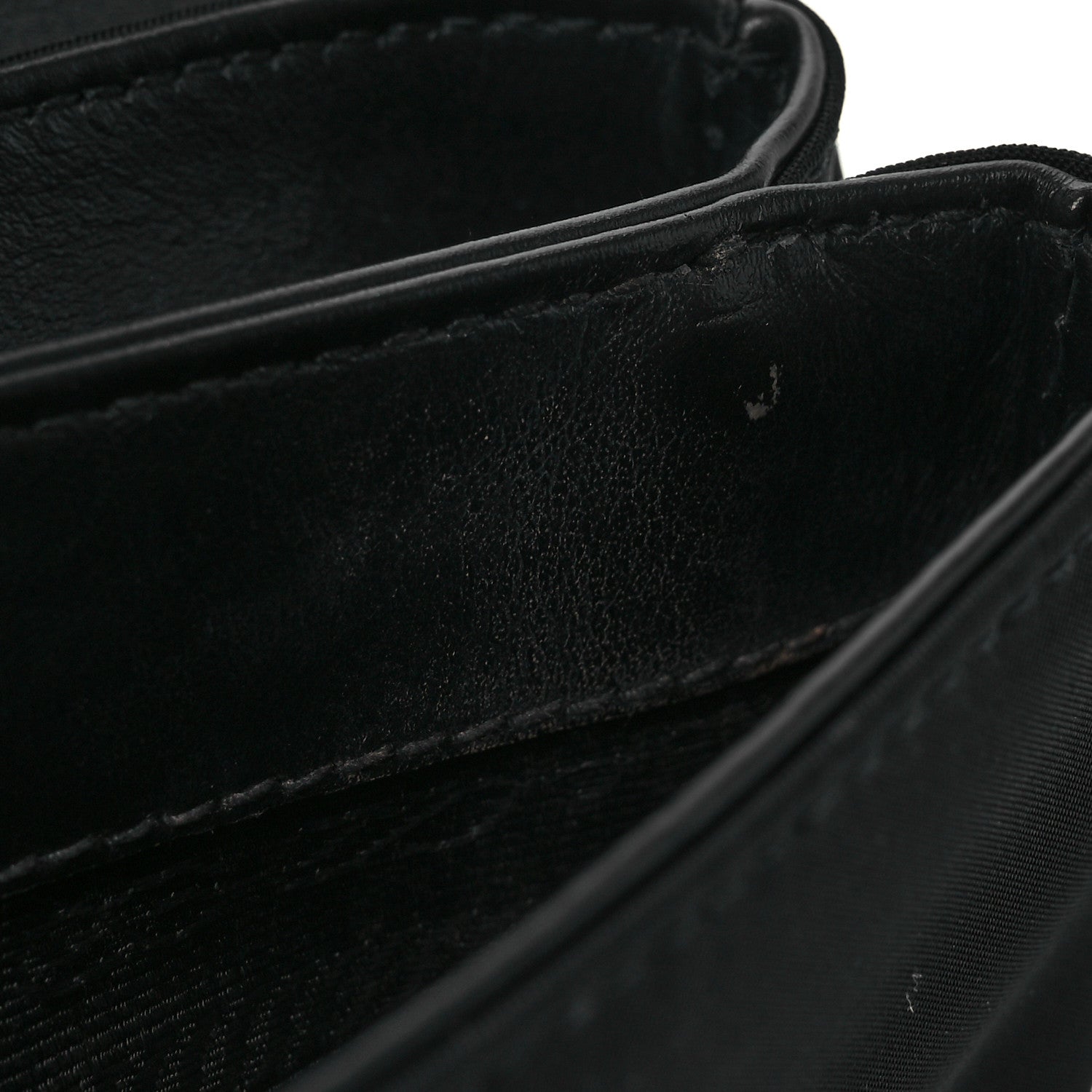 Prada Saffiano Tessuto Nylon Chain Shoulder Bag Black 16 of 16