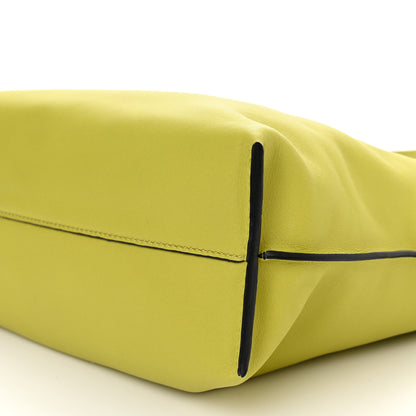 Loewe Calfskin Small Flamenco Knot Bag Lime Yellow 10 of 10