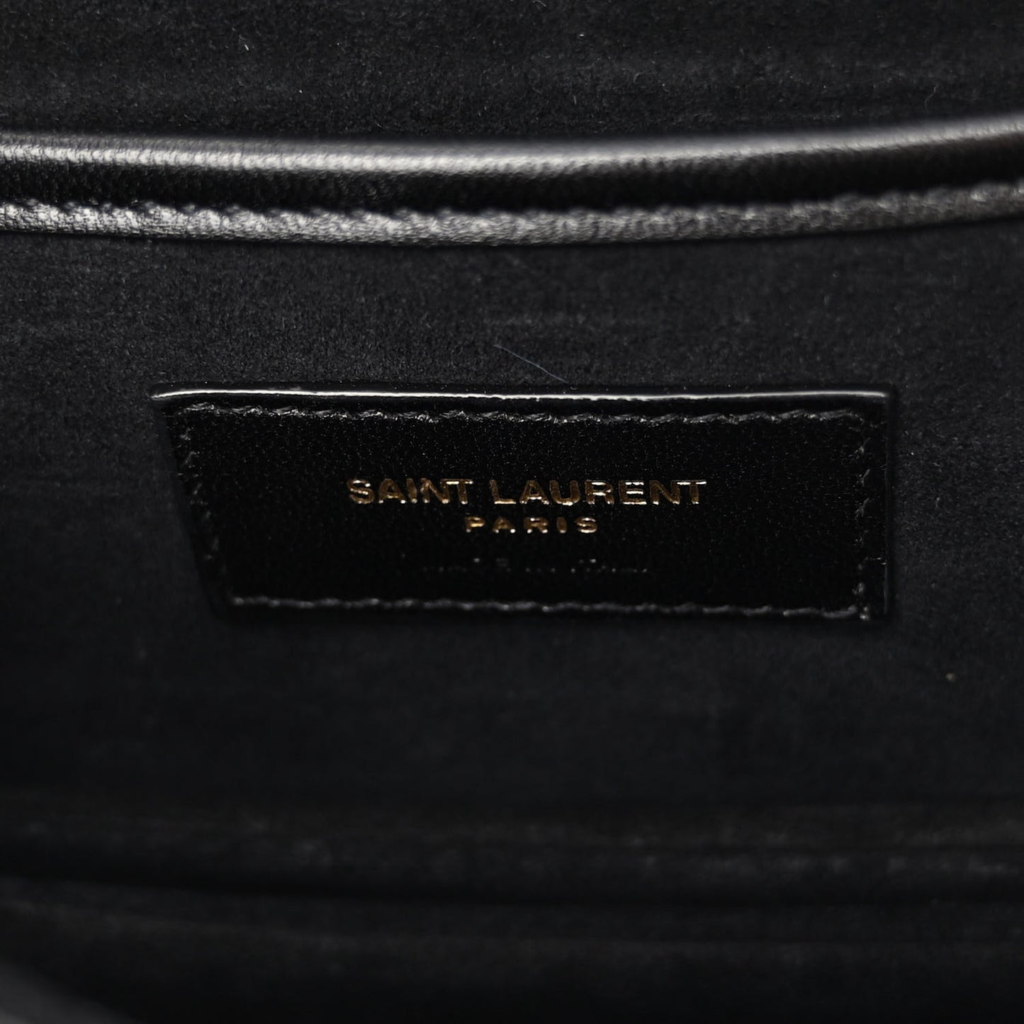 Smooth Calfskin Small Charlie Shoulder Bag Black