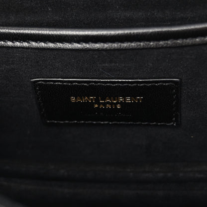 Saint Laurent Smooth Calfskin Small Charlie Shoulder Bag Black 6 of 9