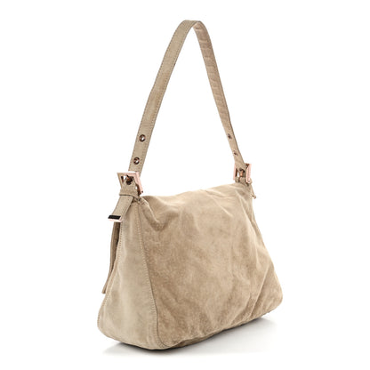 Fendi Suede Mama Baguette Beige 3 of 10