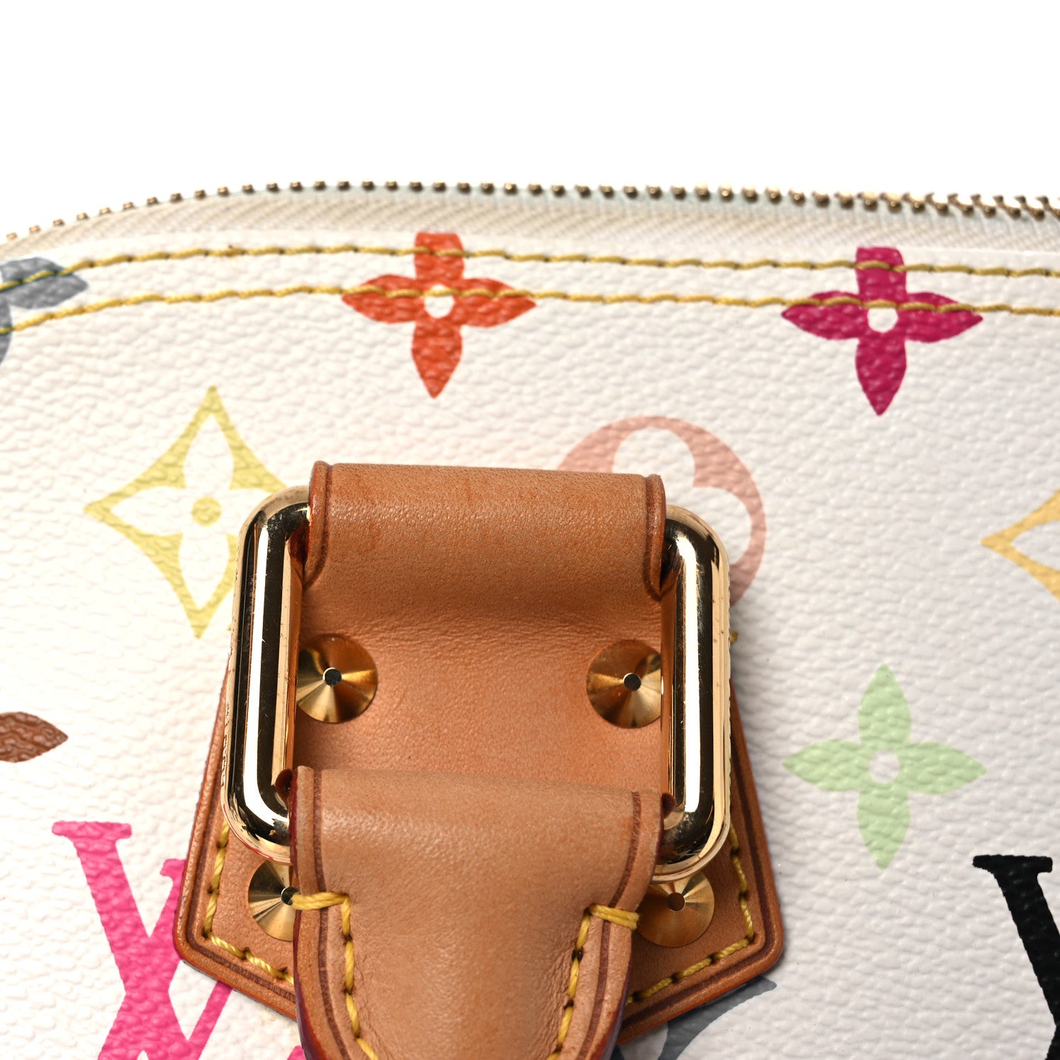 Louis Vuitton Monogram Multicolor Alma PM White 12 of 13