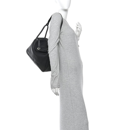 Hermes Taurillon Clemence Lindy 30 Black 2 of 12
