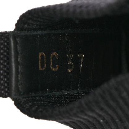 Christian Dior Technical Knit Calfskin Womens Walk'N'Dior High Top Sneakers 37 Black 9 of 11
