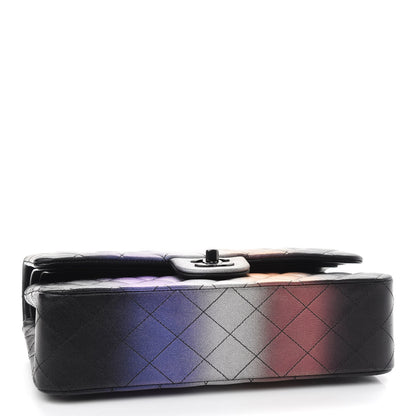 Chanel Calfskin Quilted Ombre Medium Double Flap Black 4 of 10