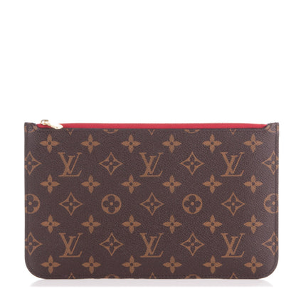 Louis Vuitton Monogram Neverfull MM GM Pochette Cherry 1 of 8