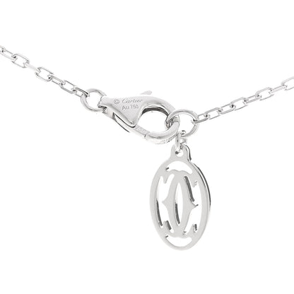 Cartier 18K White Gold Diamond SM D'Amour Pendant Necklace 4 of 4