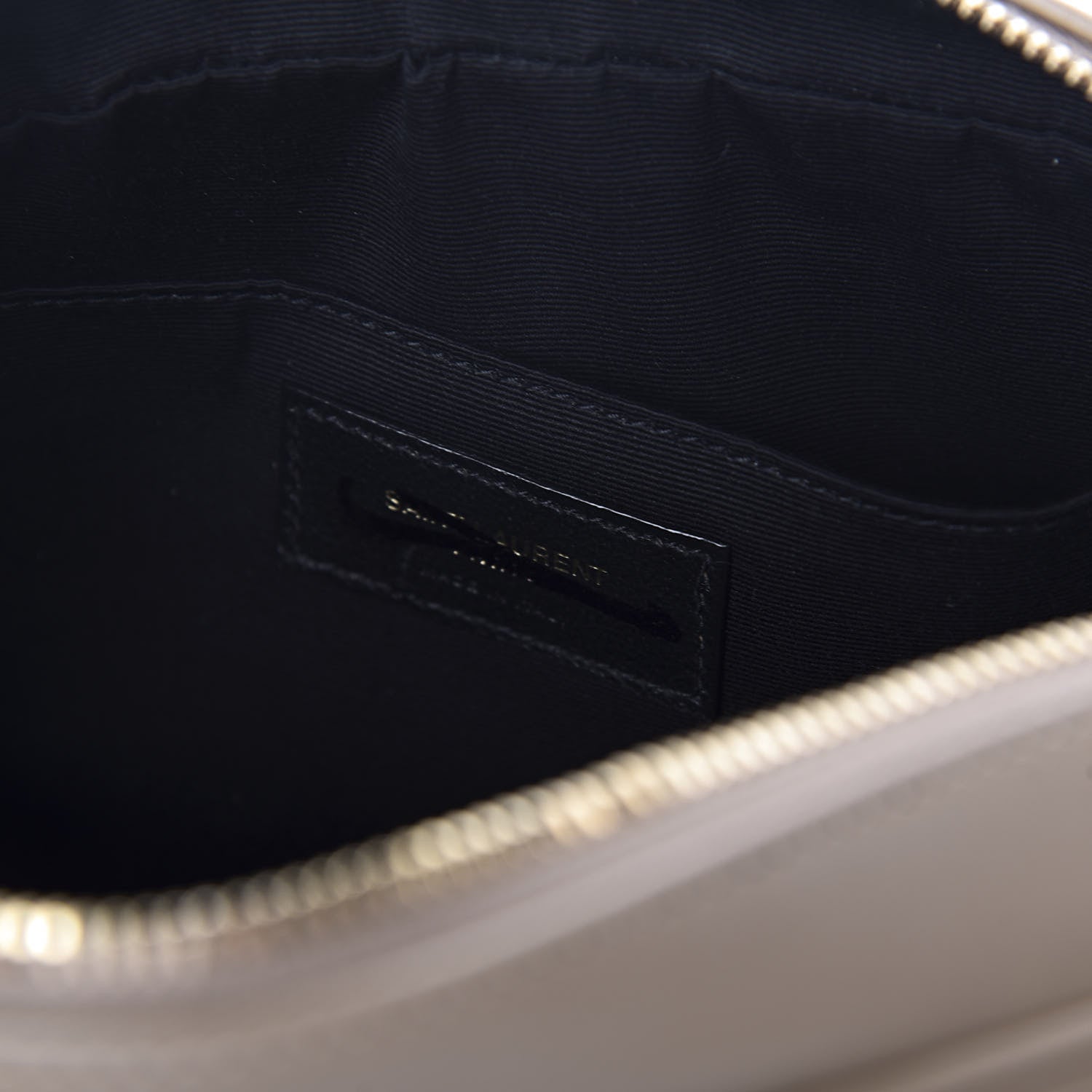 Saint Laurent Calfskin Matelasse Monogram Lou Camera Bag Dark Latte 8 of 9