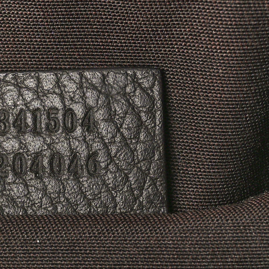Gucci Crystal Monogram Dollar Calfskin Mini Dome Bag Beige Ebony Testa di Moro 7 of 10