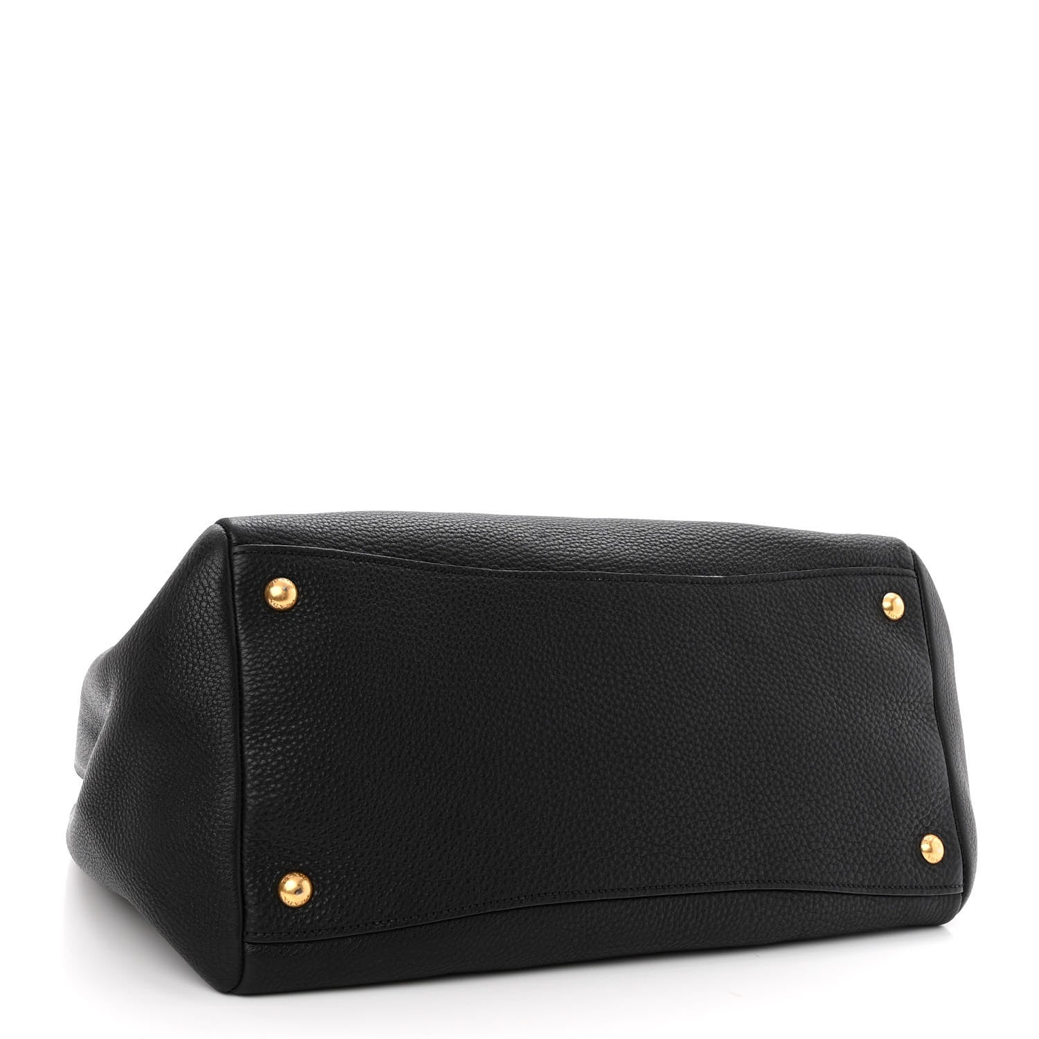 Prada Vitello Daino Shopping Satchel Black 4 of 11