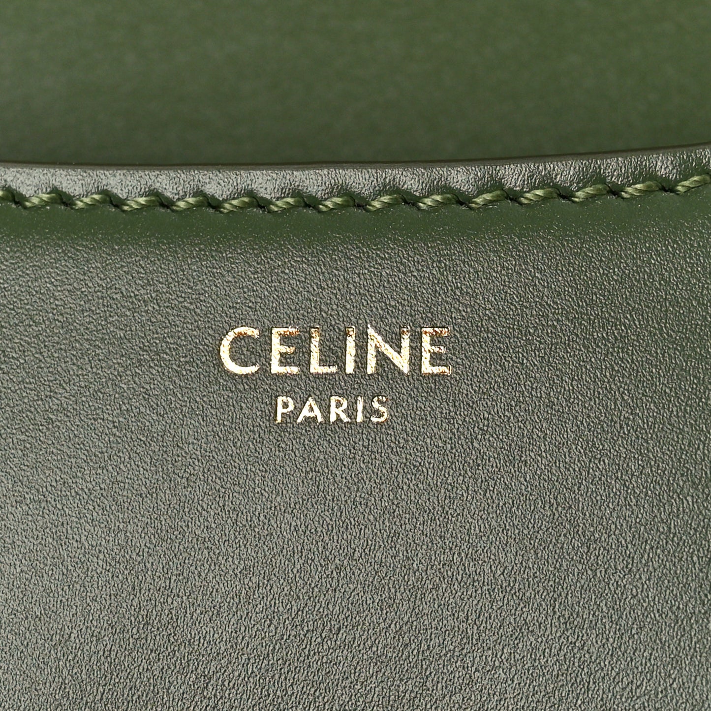 Natural Calfskin Small Crecy Bag Green