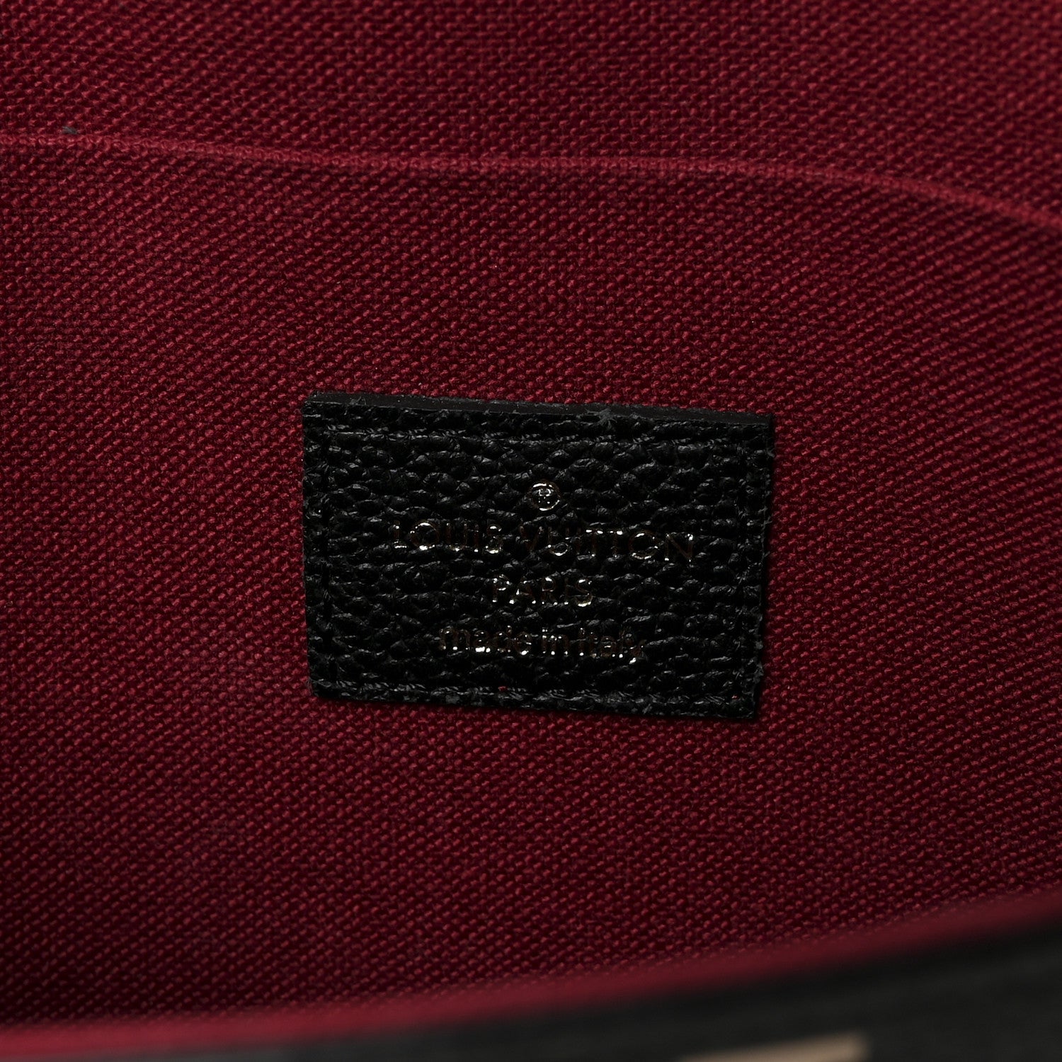 Louis Vuitton Empreinte Monogram Giant Felicie Pochette Black Beige 7 of 11