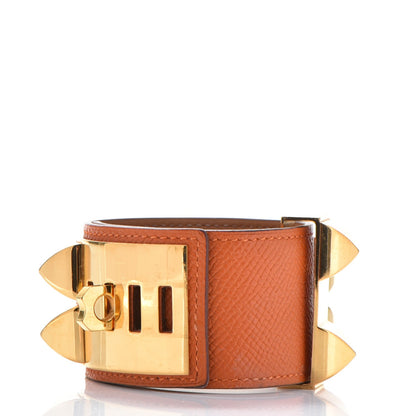 Hermes Epsom Collier de Chien CDC Bracelet S Feu 3 of 8
