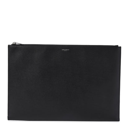 Saint Laurent Grain De Poudre Document Holder Black 1 of 8