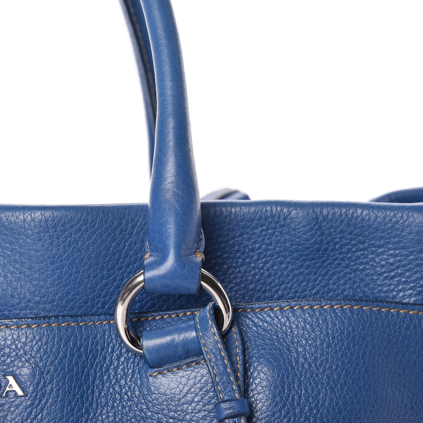 Cervo Deerskin Tote Blue