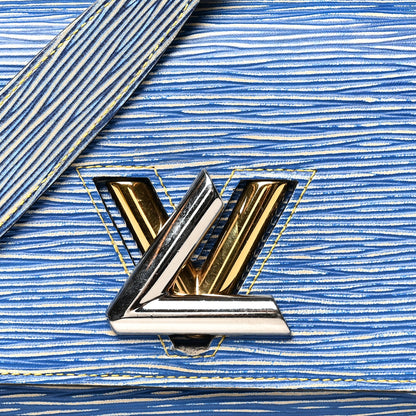 Louis Vuitton Epi Twist Chain Wallet Denim Light 8 of 11