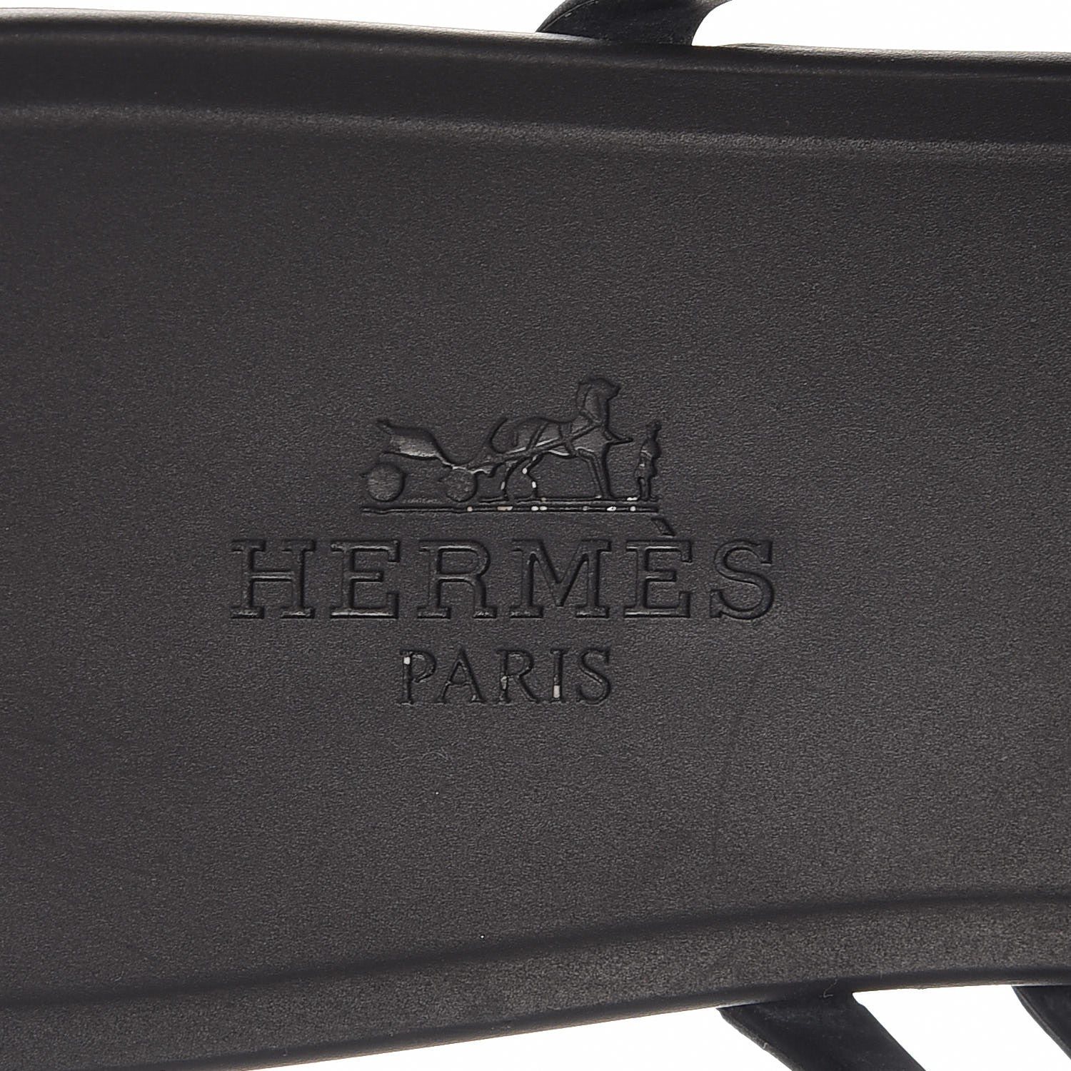 Hermes Rubber Chaine d'Ancre Nude Sandals 39 Black 7 of 7