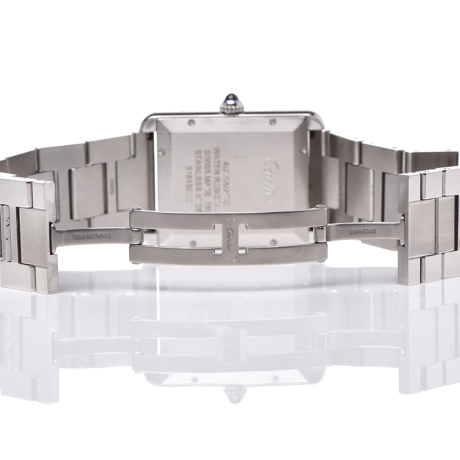 Cartier Stainless Steel 31mm Tank Solo Automatic Watch 6 of 7