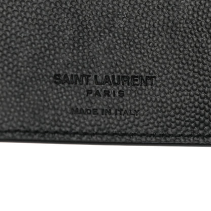 Saint Laurent Grain De Poudre Zebra Print East West Wallet Pink 6 of 6