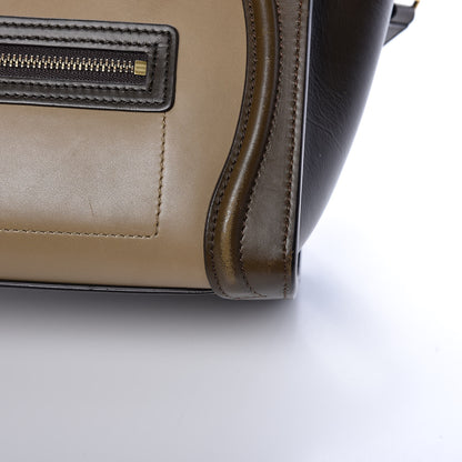 Celine Smooth Calfskin Nano Tri-Color Luggage Khaki 13 of 20