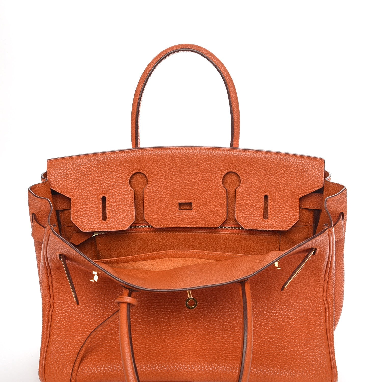 Hermes Togo Birkin 30 Orange 9 of 28