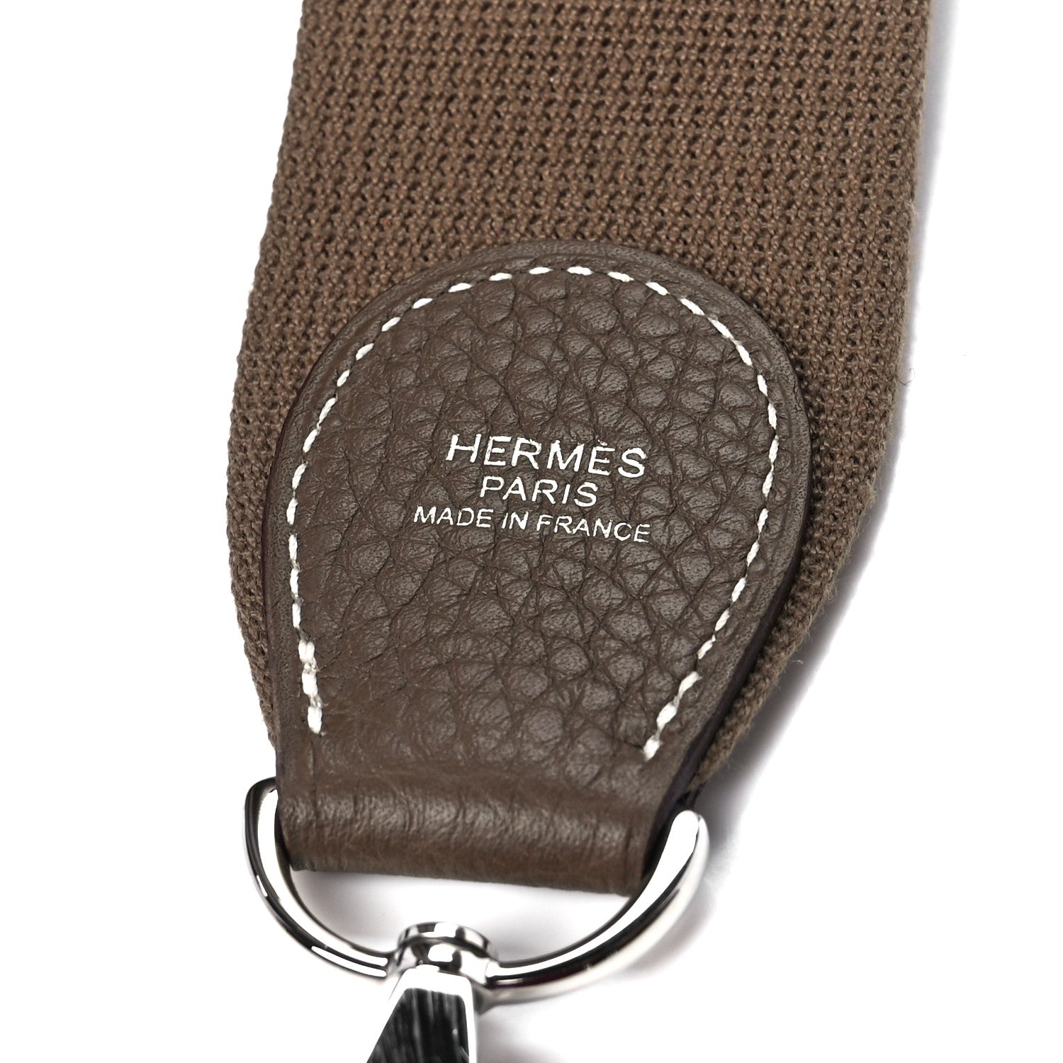 Hermes Taurillon Clemence Evelyne III GM Etoupe 7 of 11