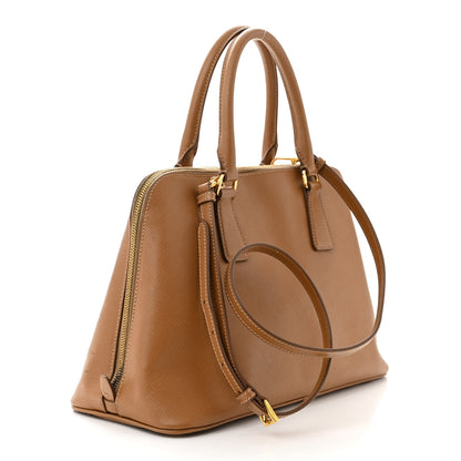Prada Saffiano Lux Medium Promenade Tote Caramel 3 of 14