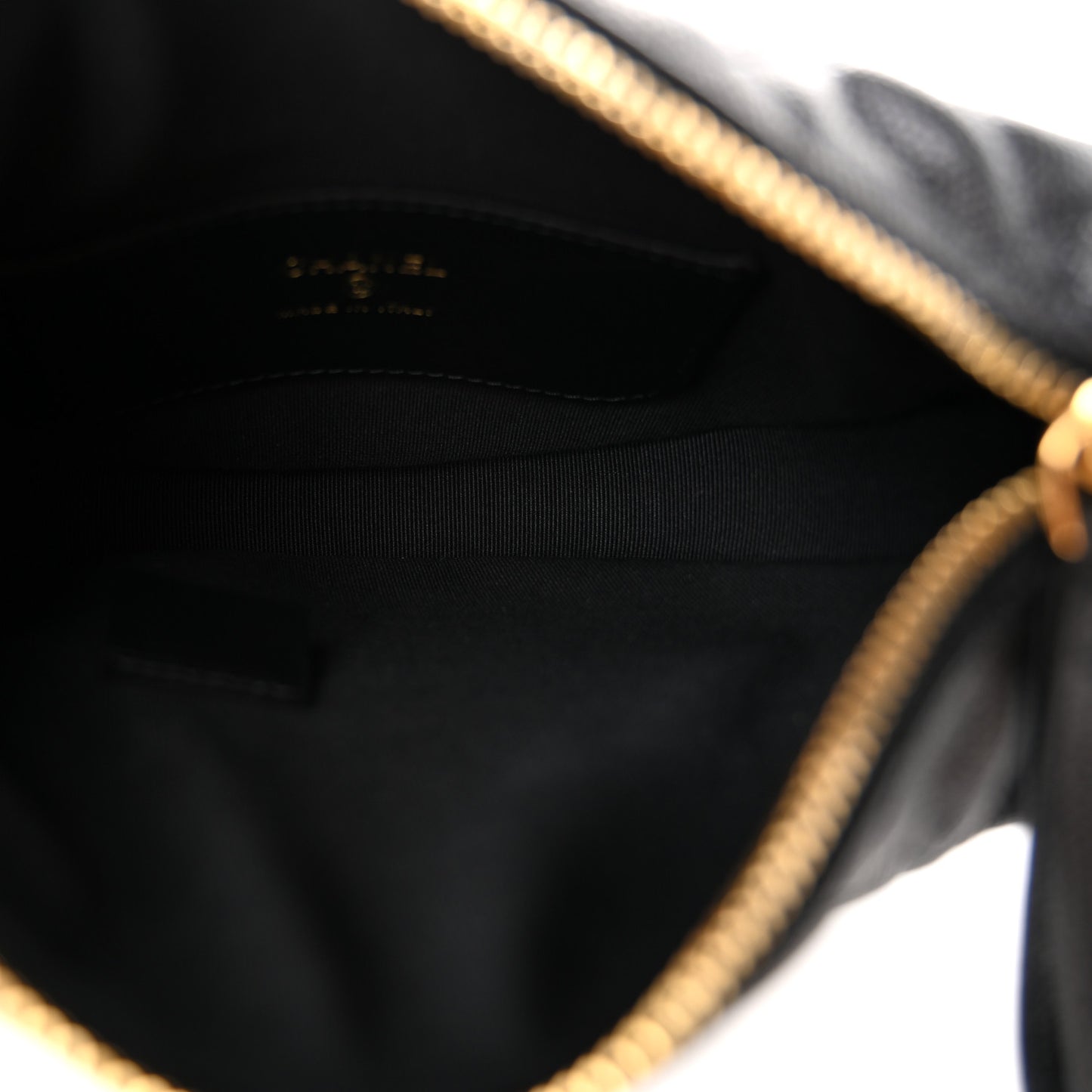 Caviar Quilted Polly Pocket Pouch Hobo Black