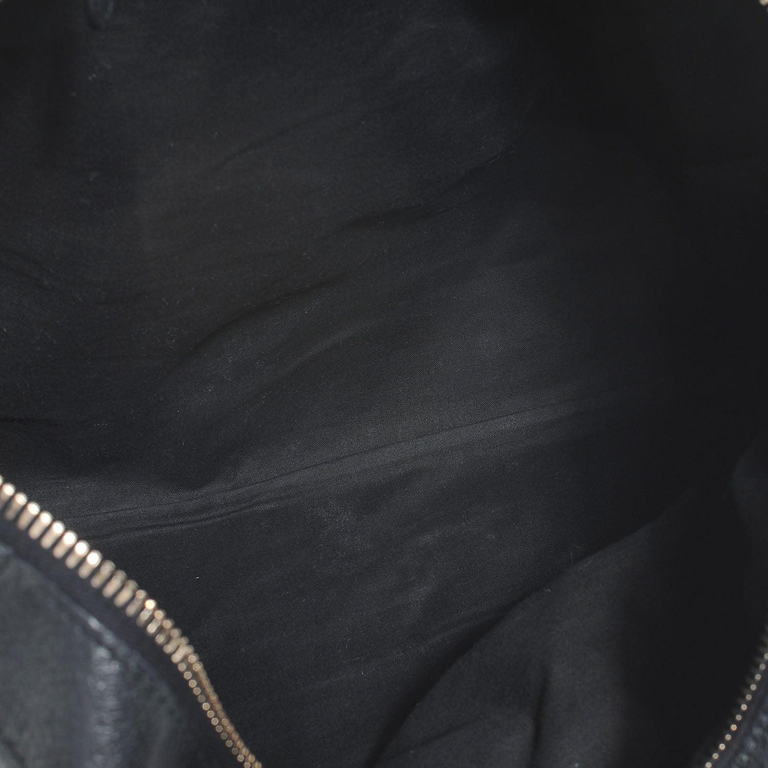 Balenciaga Agneau Giant 12 Gold Hardware Weekender Black 5 of 8