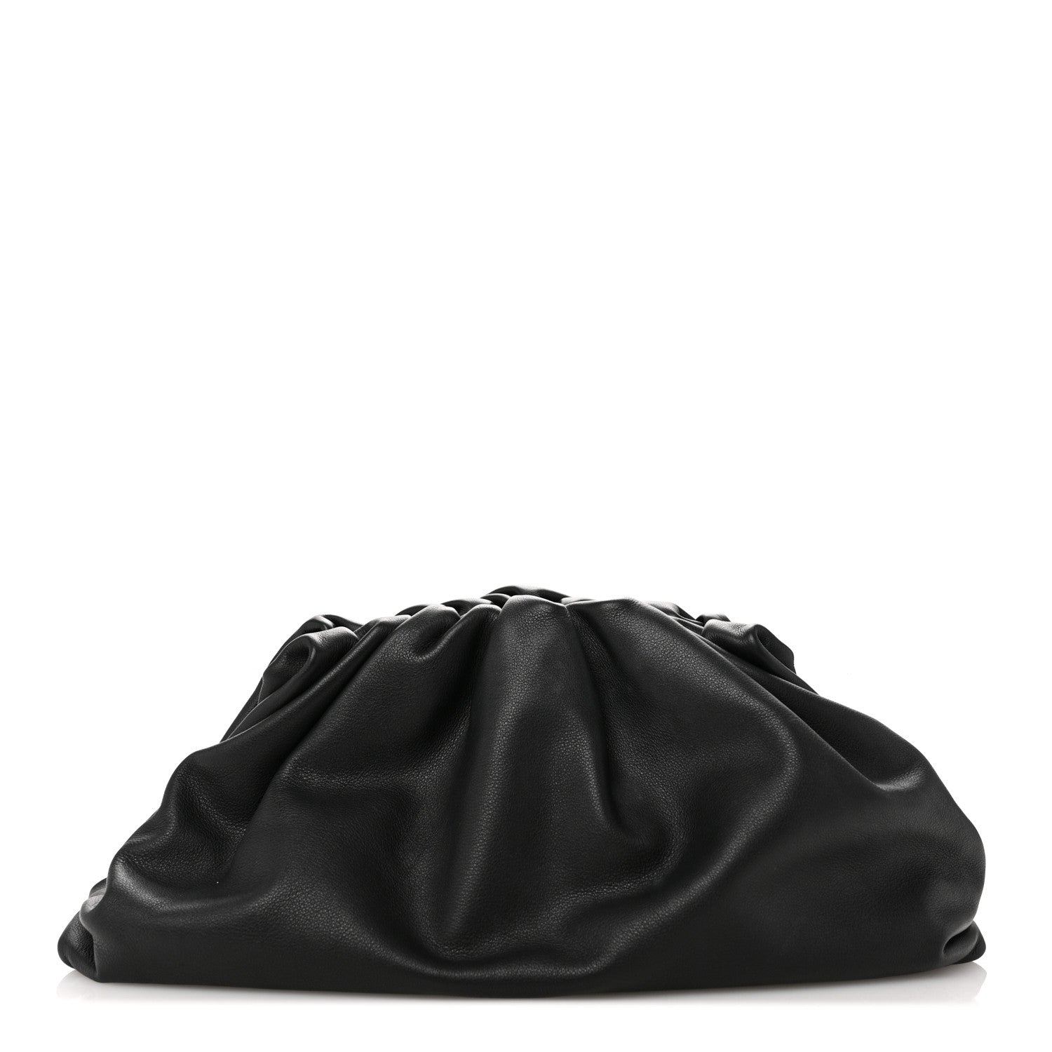 Bottega Veneta Smooth Butter Calf The Pouch Oversized Clutch Black 1 of 10