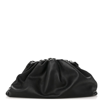 Bottega Veneta Smooth Butter Calf The Pouch Oversized Clutch Black 1 of 10