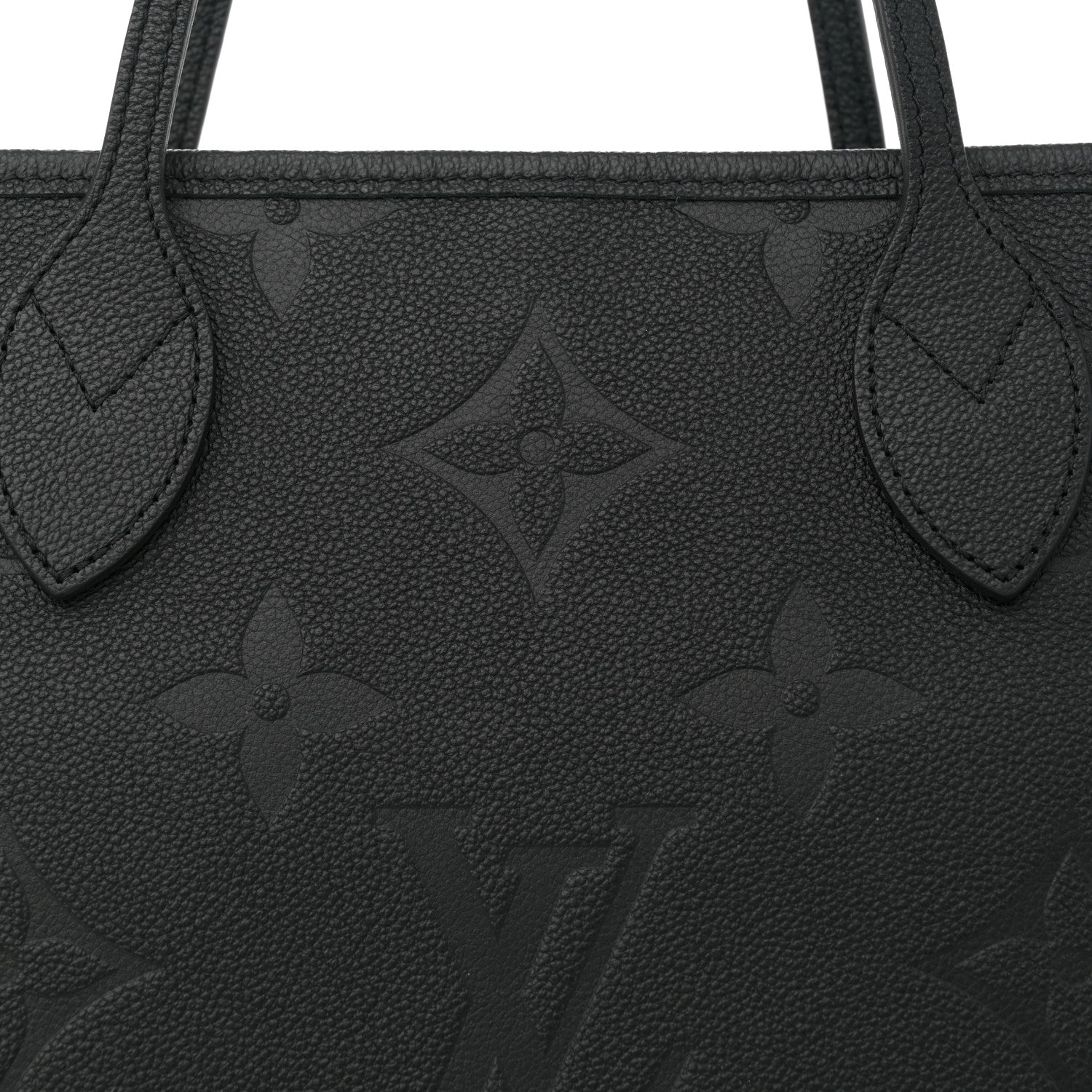 Louis Vuitton Empreinte Monogram Giant Neverfull MM Black 8 of 10