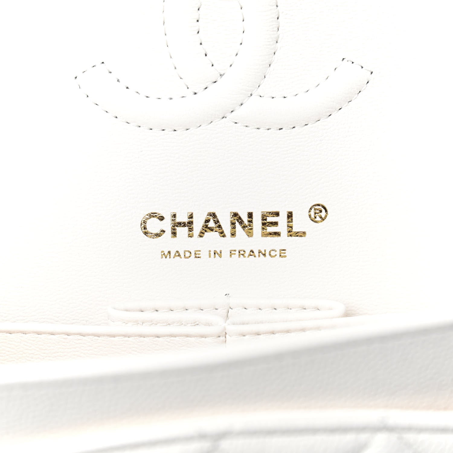 Chanel Caviar Quilted Small Double Flap White 6 of 9