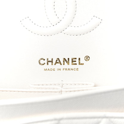 Chanel Caviar Quilted Small Double Flap White 6 of 9