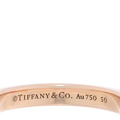 Tiffany 18K Rose Gold Lock Ring 50 5.5 5 of 6