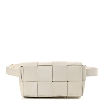 Bottega Veneta Nappa Maxi Intreccio The Belt Cassette Bag White 1 of 12