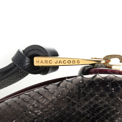 Marc Jacobs Python Capra Satchel Anthracite 9 of 9