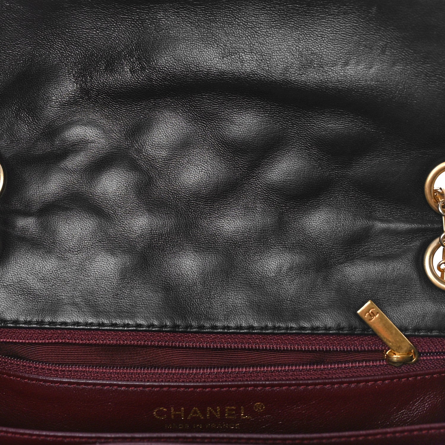 Chanel Patent Quilted Accordion Reissue 2.55 Flap Navy 6 of 9