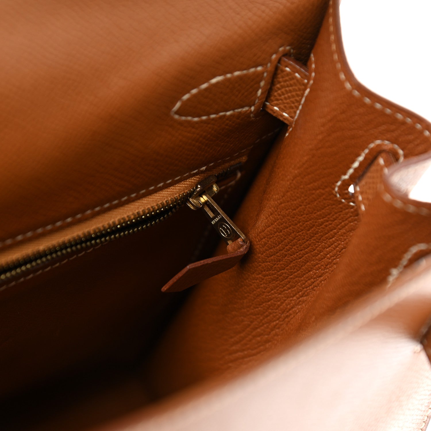 Hermes Courchevel Kelly Sellier 28 Gold 18 of 18