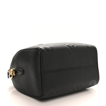 Louis Vuitton Empreinte Monogram Giant Speedy Bandouliere 25 Black 4 of 9
