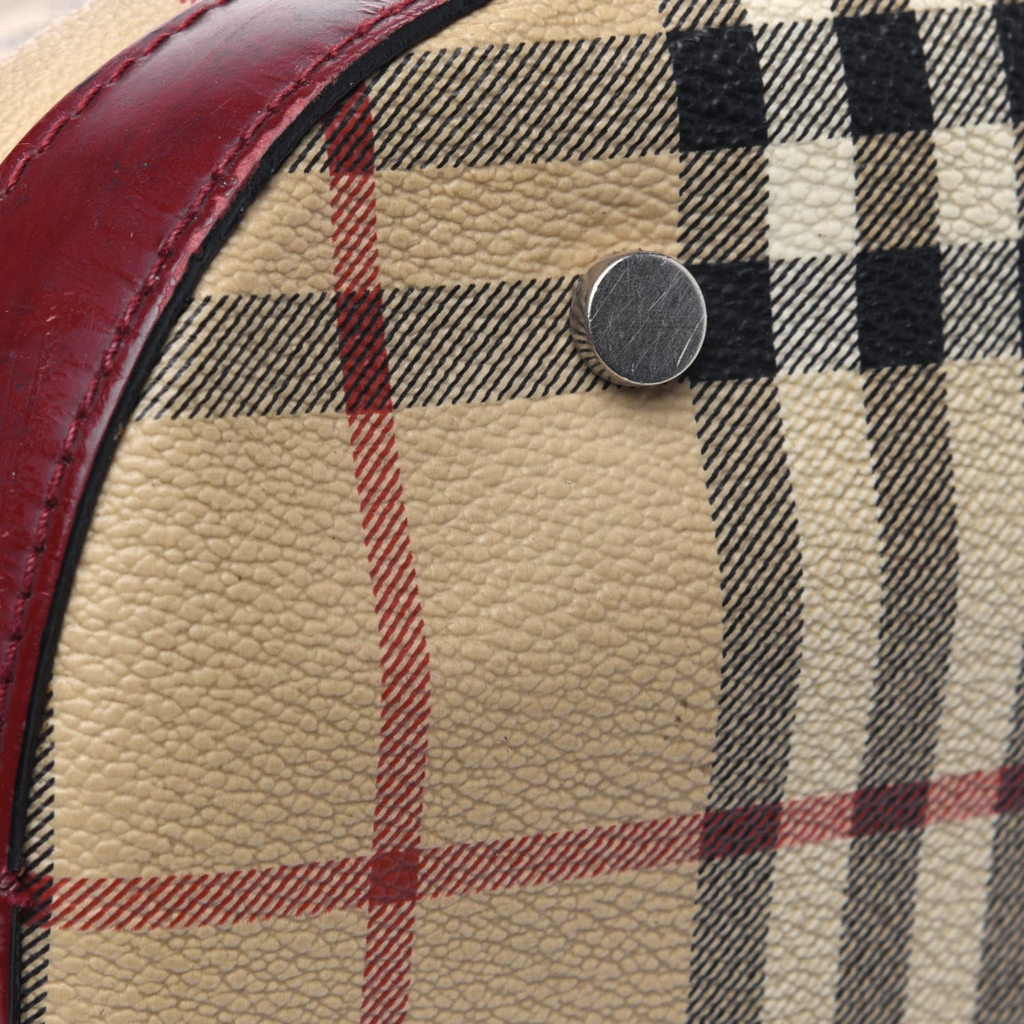 Haymarket Check Shoulder Bag Red