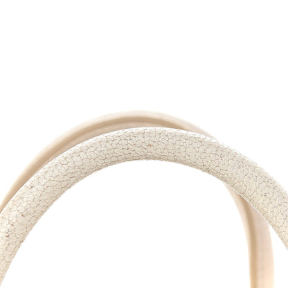 Celine Drummed Calfskin Nano Luggage Ivory 12 of 20