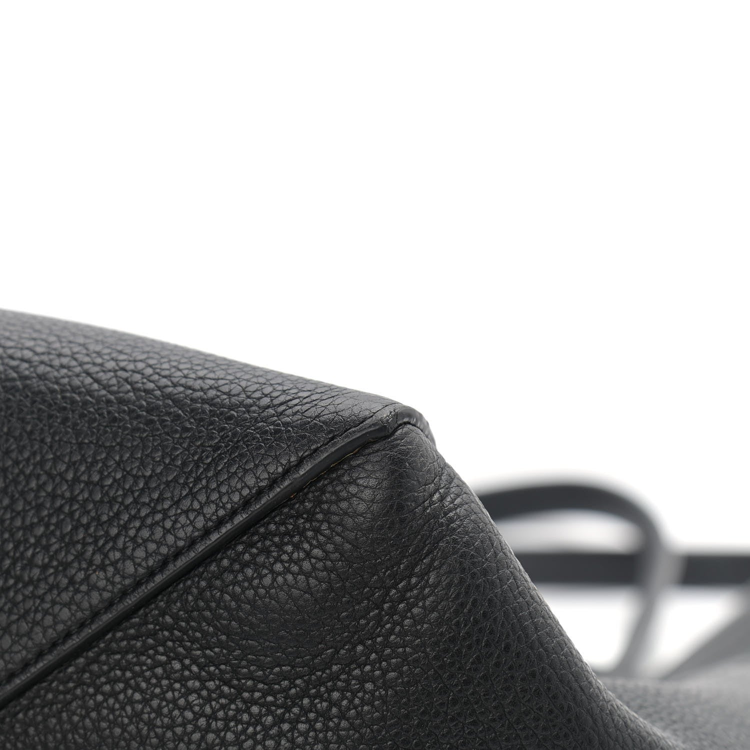 Celine Soft Grained Calfskin Small Belt Cabas Phantom Black 14 of 16