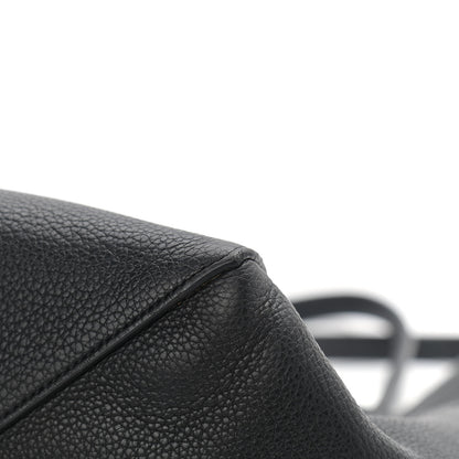 Celine Soft Grained Calfskin Small Belt Cabas Phantom Black 14 of 16