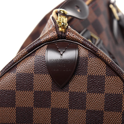 Louis Vuitton Damier Ebene Speedy 30 6 of 13