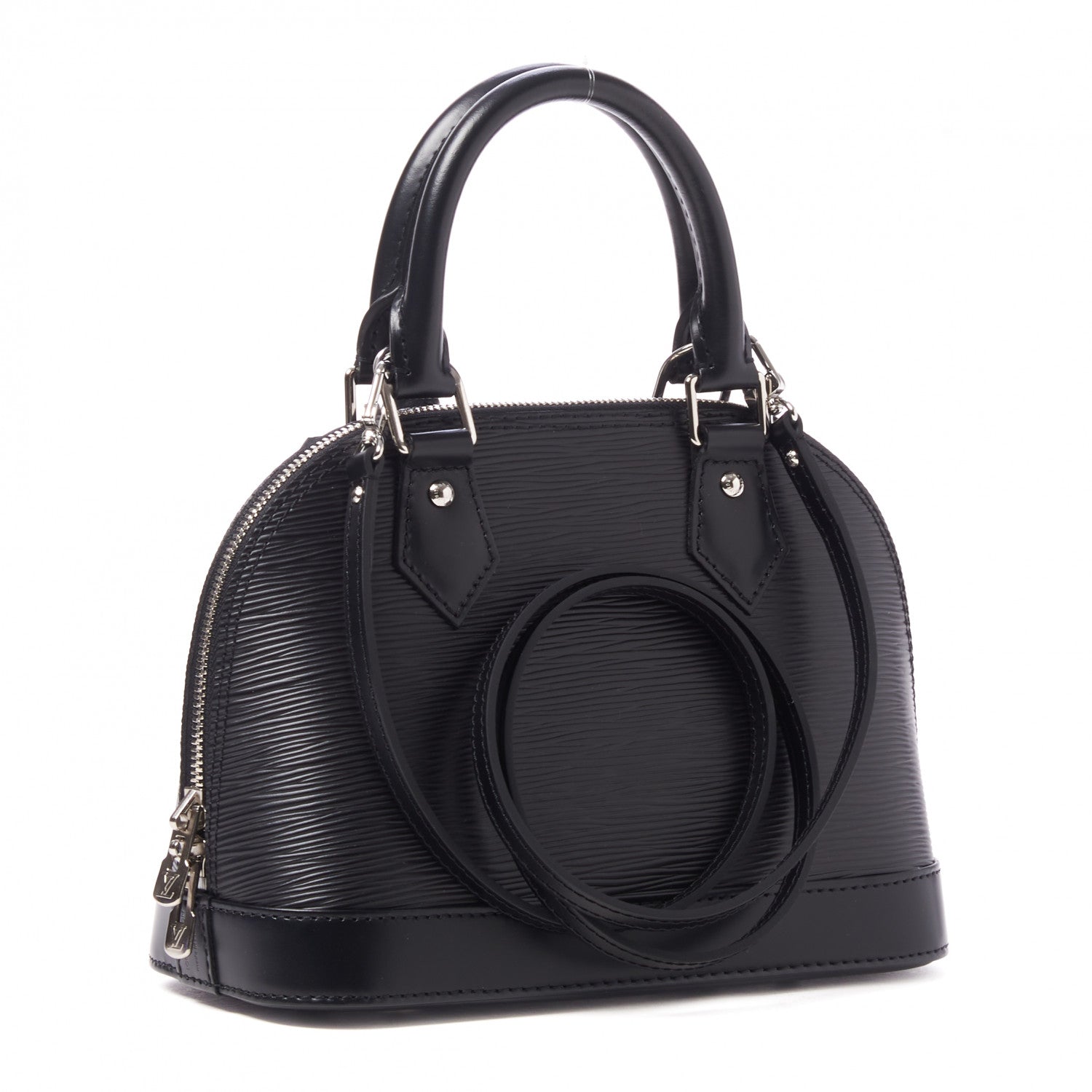 Louis Vuitton Epi Alma BB Black 3 of 8