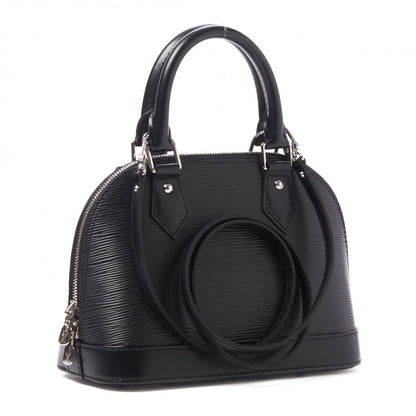 Louis Vuitton Epi Alma BB Black 3 of 8