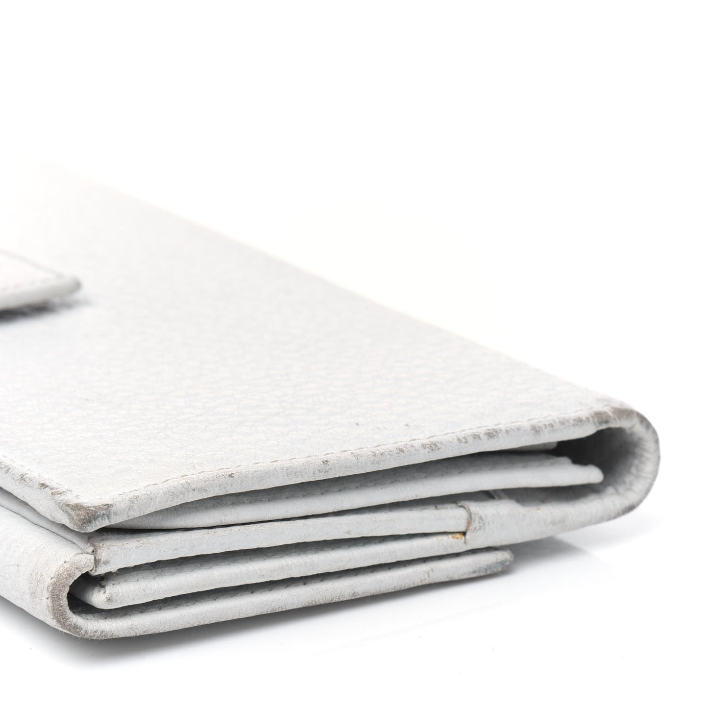 Calfskin Web Blondie Continental Wallet White