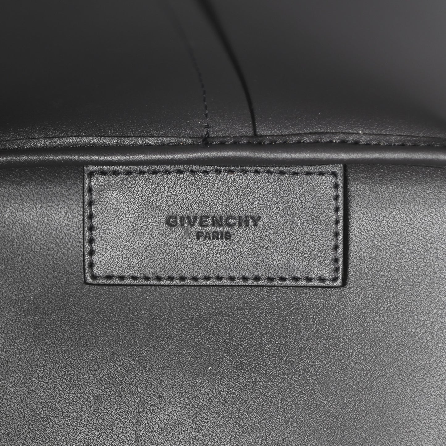 Smooth Calfskin Wing Logo Shopper Tote Black White